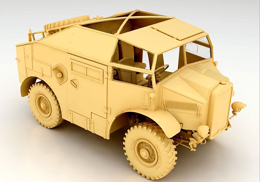 Mirror Models 35401 BRITISH MORRIS C8 QUAD MK III LATE 1/35 – Bild 3