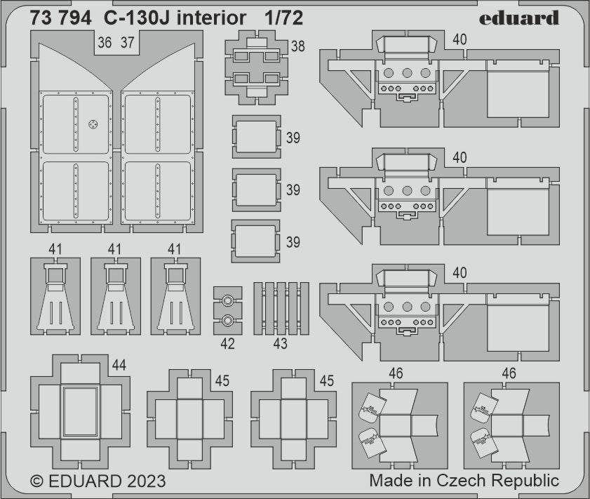 Eduard BIG72173 C-130J PART I ZVEZDA 1/72 – imagen 5