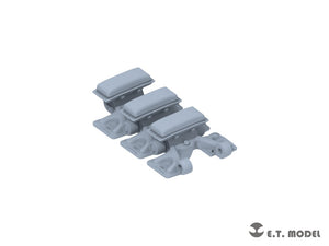 E.T. Model P35-406 WWII German Sd.kfz.251/Sd.kfz.11 Track links &amp;amp; Sprockets Late 3d Printed 1/35 – Bild 4