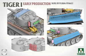 Takom 2196 TIGER I EARLY-PRODUCTION Sd.Kfz.181 Pz.Kpfw.VI Ausf.E 1/35 – image 6