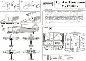 AZ Model AZ7325 Hawker Hurricane Mk.V 1/72 – Bild 4