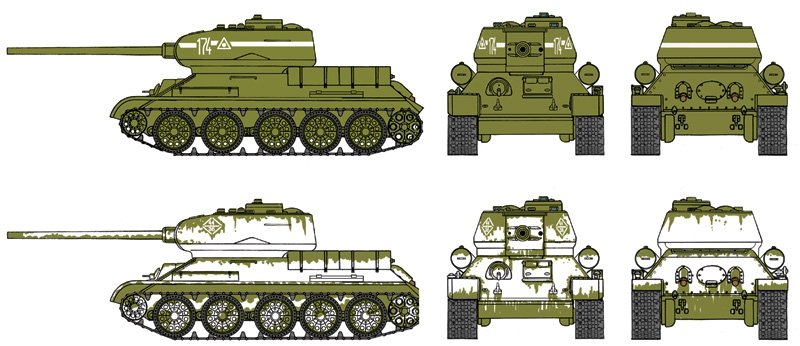 Italeri 7515 T-34/85 1/72 – Bild 2