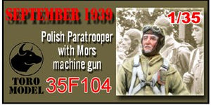 ToRo Model 35F104 Wrzesień 1939 - Polski Spadochroniarz z PM Mors / September 1939 - Polish Paratrooper with Mors machine gun 1/35 – Bild 2
