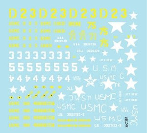 Star Decals 35-C1267 USMC M26 and M26A1 Pershing 1/35 – immagine 3