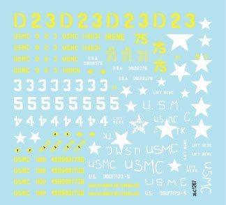 Star Decals 35-C1267 USMC M26 and M26A1 Pershing 1/35 – immagine 3