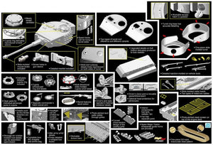 Cyber Hobby 6650 Sd.Kfz.181 Pz.Kpfw.VI Ausf.E Tiger I, Feb. 1944 Production 1/35 – Bild 3