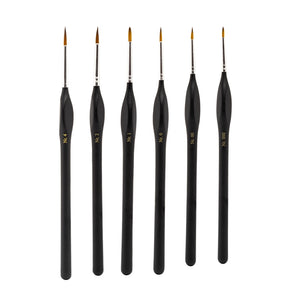 Modelcraft PPB2300-S1 Fine Quality Synthetic Brush Set x6