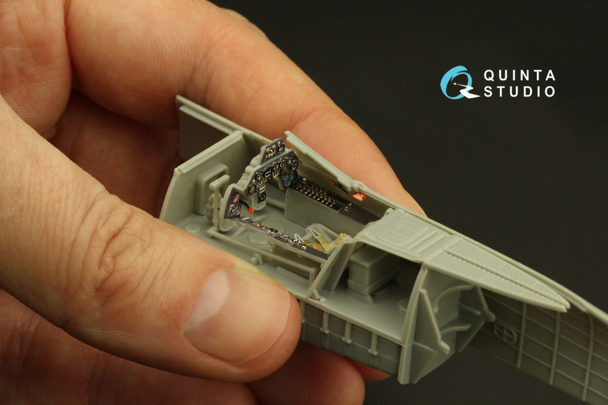 Quinta Studio QD48376 Ta 152H 3D-Printed &amp;amp; coloured Interior on decal paper (Zoukei Mura) 1/48 – Bild 10