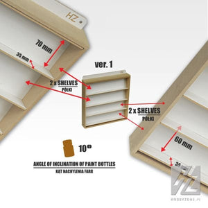 Hobby Zone HZ-s3b Paint hanger ver.1 (36mm - bottle diameter) – image 4