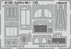 Eduard 49960 Spitfire Mk. I 1/48 TAMIYA – imagen 2
