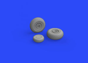 Eduard 672205 B-25 wheels AIRFIX 1/72 – immagine 2