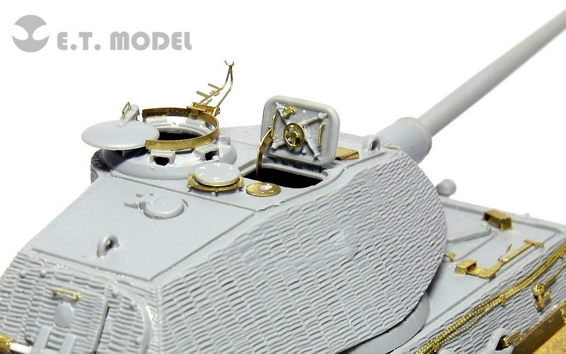 E.T. Model E72-020 WWII German KING TIGER (Porsche Turret) For DRAGON 7254 1/72 – immagine 2