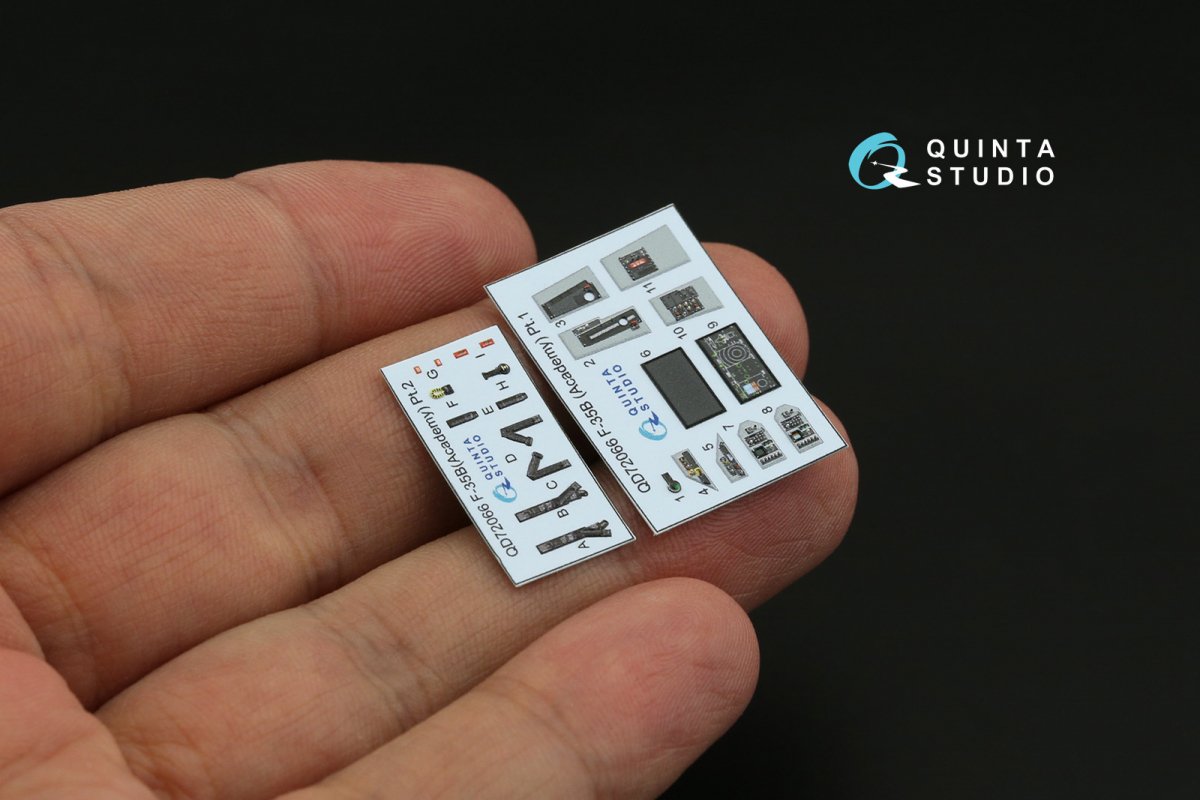 Quinta Studio QD72066 F-35B 3D-Printed &amp;amp; coloured Interior on decal paper (Academy) 1/72 – zdjęcie 3