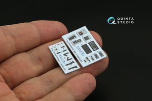 Quinta Studio QD72066 F-35B 3D-Printed &amp;amp; coloured Interior on decal paper (Academy) 1/72 – zdjęcie 3