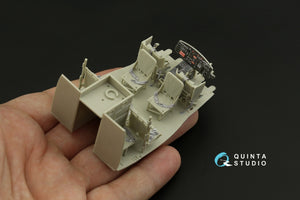 Quinta Studio QD48267 UH-1D 3D-Printed coloured Interior on decal paper (KittyHawk) 1/48 – imagen 11