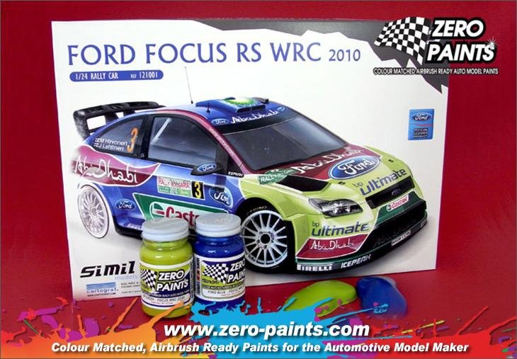 Zero Paints ZP-1170 - Ford Focus RS WRC 2010 2x30ml – immagine 2