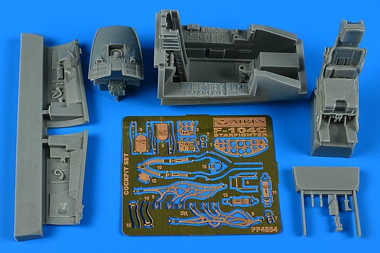 Ensemble cockpit Aires 4854 F-104C Starfighter 1/48 Hasegawa