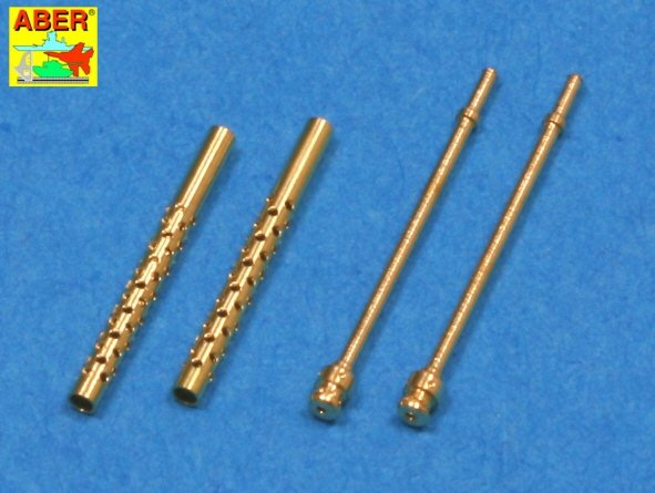 Aber A48 012 Set of 2 barrels for Japanese 7,7 mm Type 97 aircraft machine guns 1/48