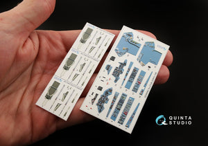 Quinta Studio QD48062 Su-27UB 3D-Printed &amp;amp; coloured Interior on decal paper (for GWH kit) 1/48 – Bild 4