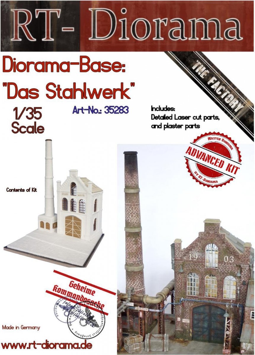 RT-Diorama 35283 Diorama-Base: "Das Stahlwerk" 1/35