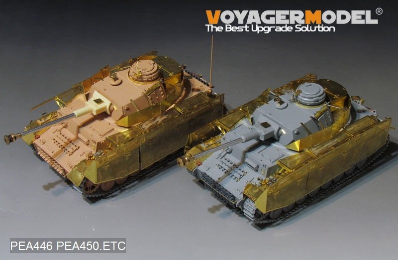 Voyager Model PEA450 WWII German Pz.Kpfw.IV Ausf.J &amp;quot;Thoma shields&amp;quot; wire mesh schürzen (Last Production) (FOR Boder 35008) 1/35 – Bild 16