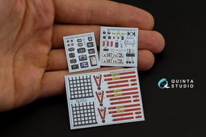 Quinta Studio QD35068 KAMAZ-43509 3D-Printed &amp;amp; coloured Interior on decal paper (Zvezda) 1/35 – imagen 15