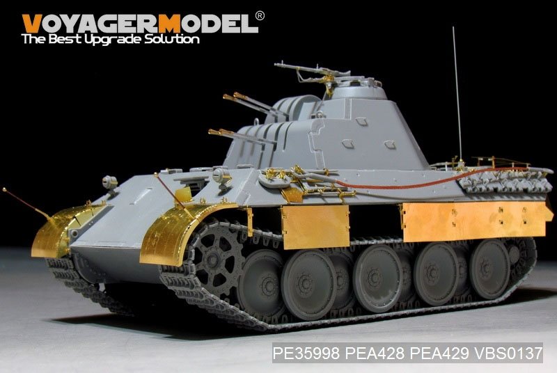 Voyager Model PE35998 WWII German FlaKPanzer V FlaKvierling 20mm MG 151/20 Basic For TAKOM 2105 1/35 – image 4