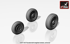 Armory Models AW72313 F-105 Thunderchief wheels w/ weighted tyres 1/72 – imagen 2