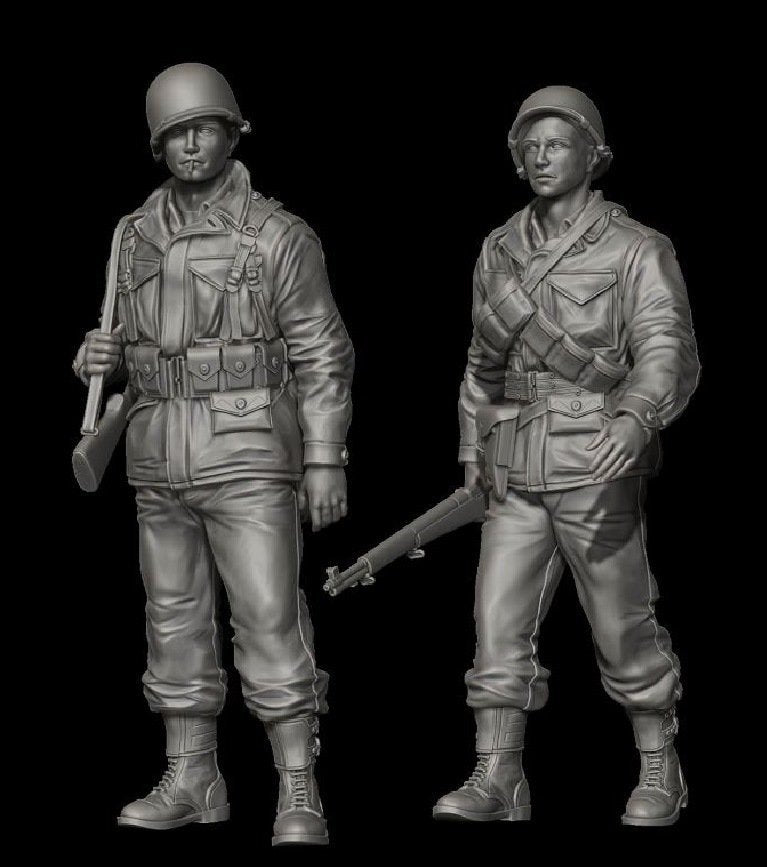 Panzer Art FI35-095 Soldats américains en uniforme M43, ensemble à l'échelle 1/35 
