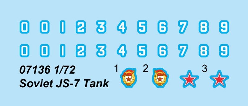 Trumpeter 07136 Soviet JS-7 Tank 1/72 – immagine 2
