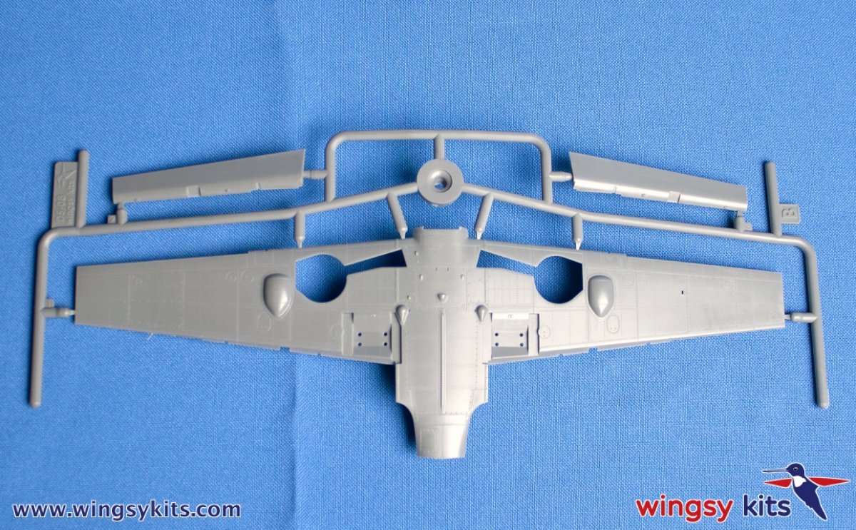 Wingsy Kits D5-08 German WWII Fighter MESSERSCHMITT Bf 109 E-3 1/48 – Bild 4