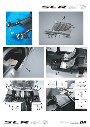 KA Models KE-24009 Mercedes SLR Detail-up Etched part 1/24 – immagine 2