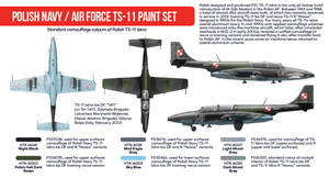 Hataka HTK-AS46 Polish Navy / Air Force TS-11 paint set (6x17ml) – immagine 2