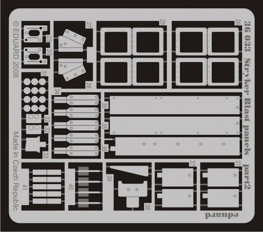 Eduard 36033 Stryker blast panels 1/35 Trumpeter – imagen 2
