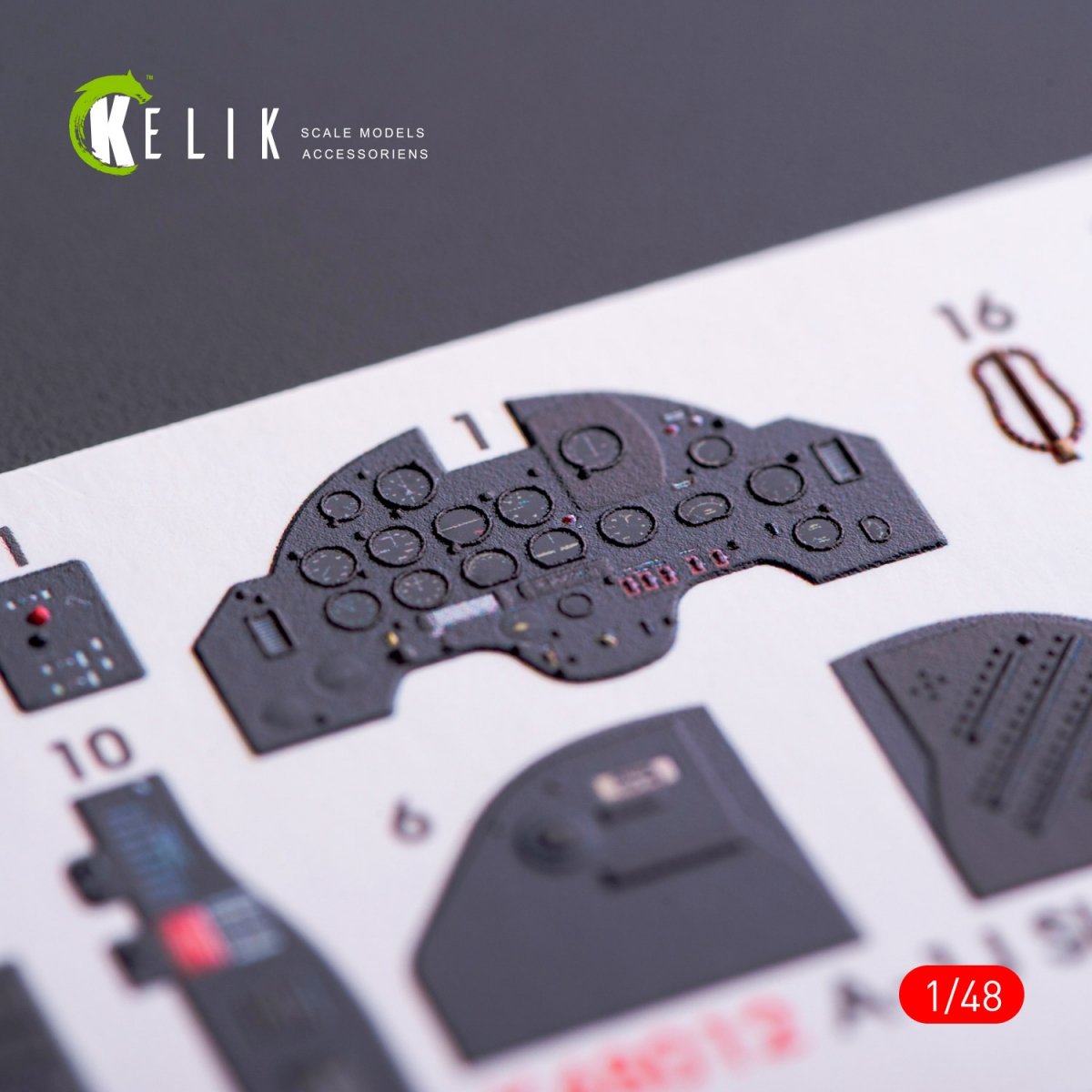 KELIK K48012 A-1J SKYRAIDER INTERIOR 3D DECALS FOR TAMIYA KIT 1/48 – Bild 3