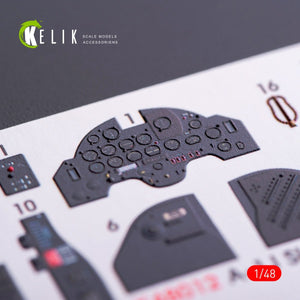KELIK K48012 A-1J SKYRAIDER INTERIOR 3D DECALS FOR TAMIYA KIT 1/48 – Bild 3