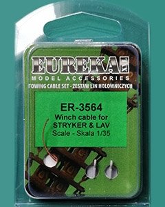 Câble de remorquage Eureka XXL ER-3564 pour VCI Stryker et LAV canadien 1/35