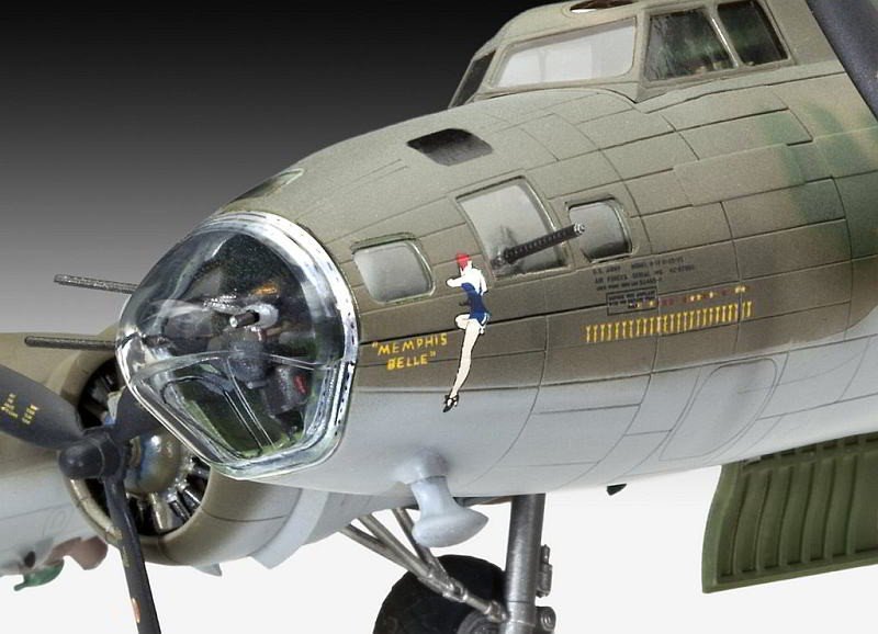 Revell 04279 Boeing B-17 F Memphis Belle 1/72 – immagine 3