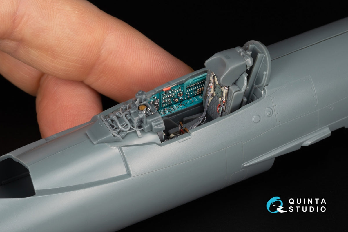 Quinta Studio QD+48577 MiG-21MF Fishbed-J (Moscow plant) 3D-Printed &amp;amp; colored Interior on decal paper (Eduard) (with 3D-printed resin parts) 1/48 – image 3