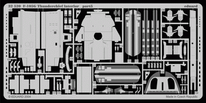 Eduard 32520 F-105G interior 1/32 TRUMPETER – immagine 2