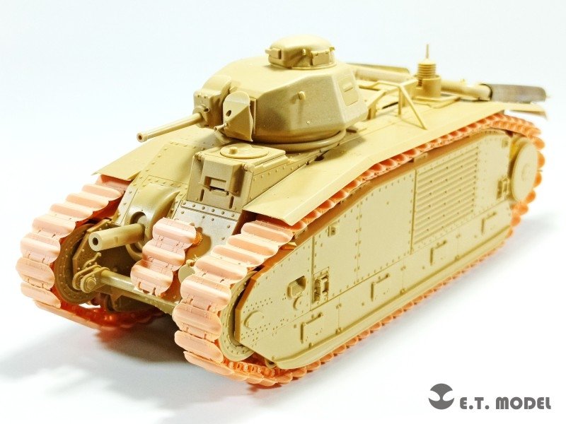 E.T. Model P35-019 WWII French Battle Tank B1 bis Workable Track ( 3D Printed ) 1/35 – imagen 5