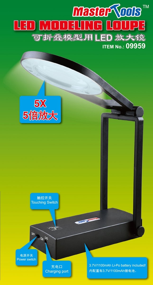Trumpeter 09959 LED modelling loupe – immagine 2