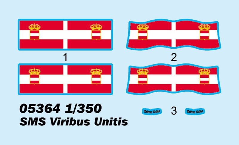Trumpeter 05364 SMS Viribus Unitis 1/350 – Bild 2