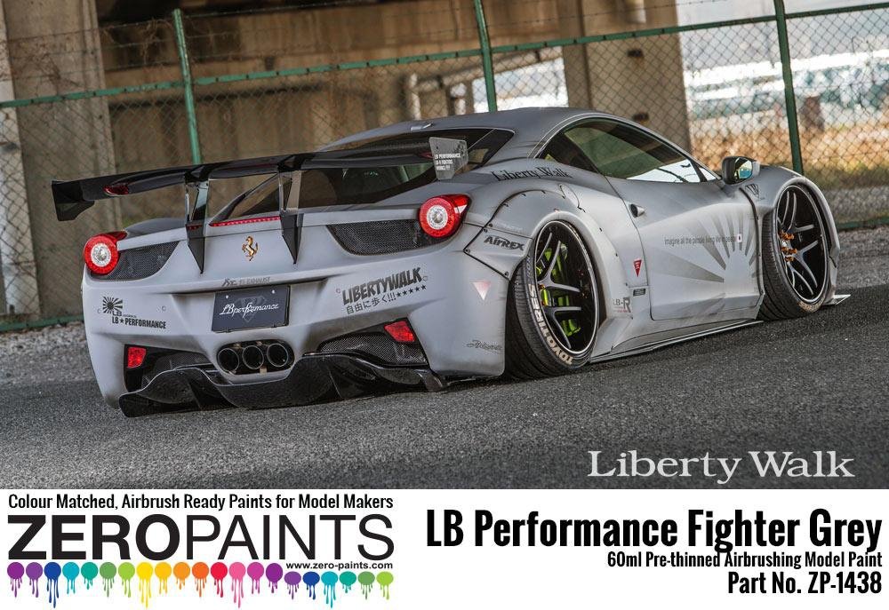 Zero Paints ZP-1438 - LB Performance Zero Fighter (Combat Style) Grey Paint (LB Works Ferrari 458, Lamborghini Aventador, Murciéelago) 60ml – immagine 3