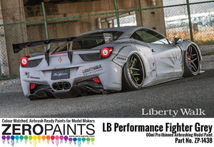 Zero Paints ZP-1438 - LB Performance Zero Fighter (Combat Style) Grey Paint (LB Works Ferrari 458, Lamborghini Aventador, Murciéelago) 60ml – immagine 3