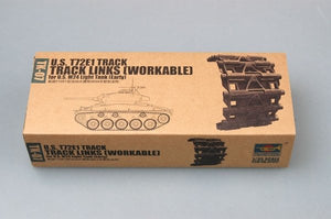 Trumpeter 02037 U.S. T72E1 steel track for U.S. M24 light tank (early) 1/35