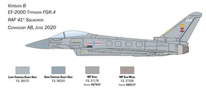 Italeri 1457 EF-2000 Typhoon In R.A.F. Service 1/72 – immagine 4