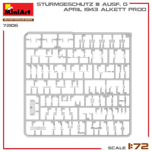 MiniArt 72106 STURMGESCHUTZ III AUSF. G, APRIL 1943 ALKETT PROD. 1/72 – Bild 13