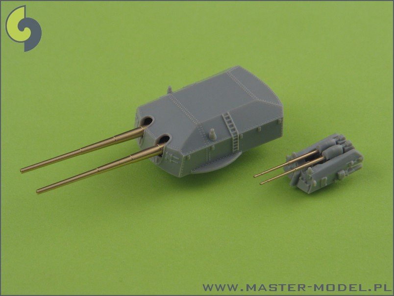 Master SM-350-043 Prinz Eugen armament - 203mm (8pcs), 105mm (12pcs) barrels – imagen 5