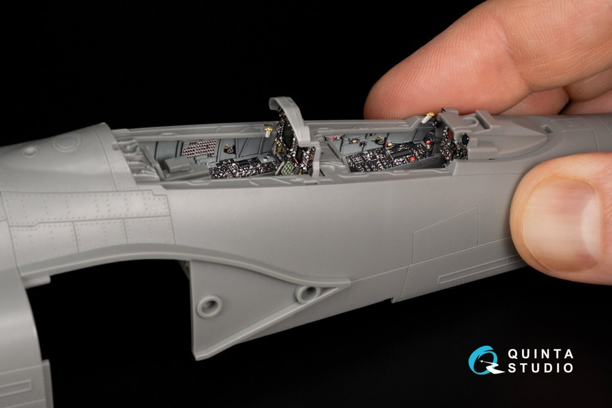 Quinta Studio QD+48341 F-4G early 3D-Printed &amp;amp; coloured Interior on decal paper (Meng) (with 3D-printed resin parts) 1/48 – immagine 15